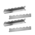2-Pack Stainless Steel Kebab Rack & Skewer Holder for BBQ BBQ Skewer Rack Axl 4PCS