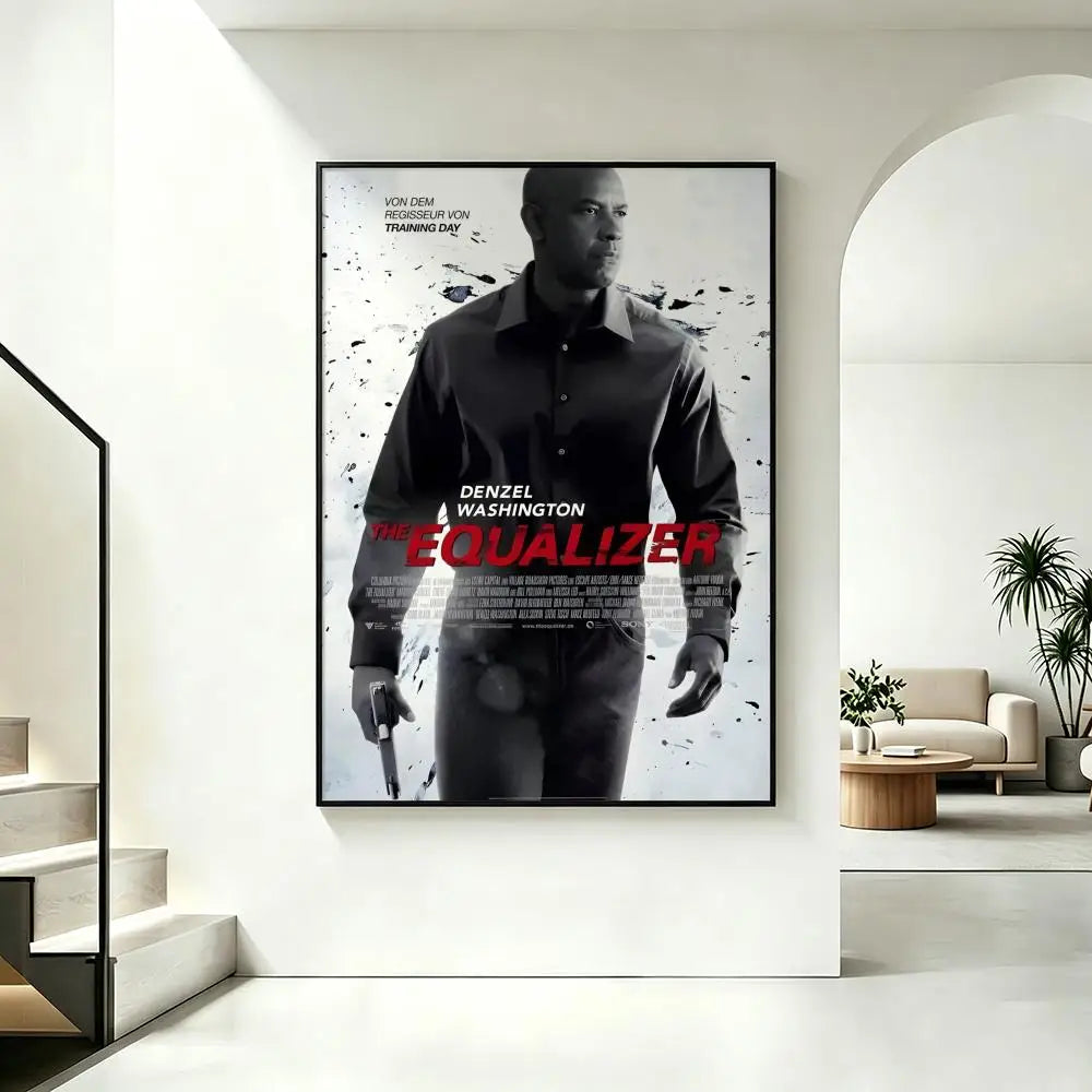 The Equalizer Movie Poster – HD Waterproof Wall Art Print Movie Wall Poster Axl