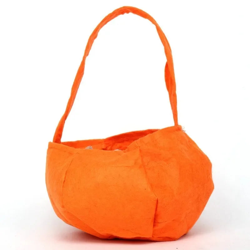 Halloween Pumpkin Candy Bag – Kids Trick-or-Treat Tote Halloween Candy Bag Axl