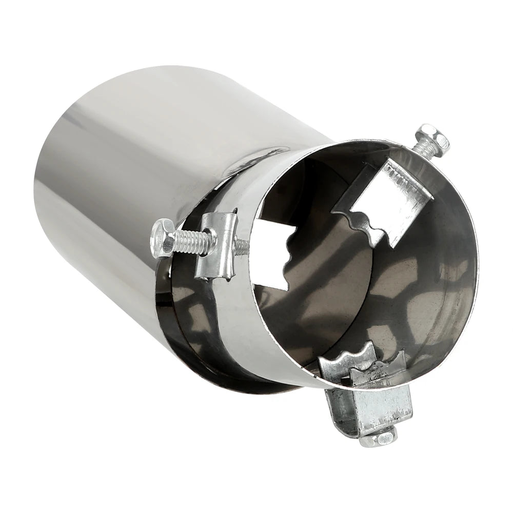 Universal Stainless Steel Round Car Exhaust Muffler Tail Pipe Exhaust Muffler Tip Axl