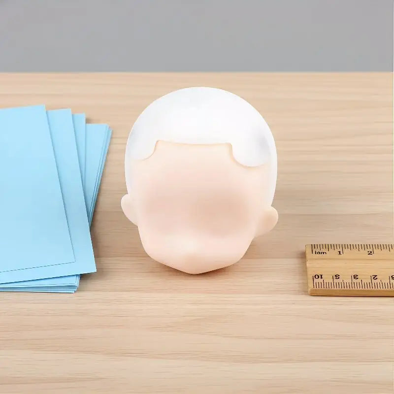 GSC Universal Head Shell Blank Face Mold – OB11 Clay Doll DIY Doll Face Mold Axl