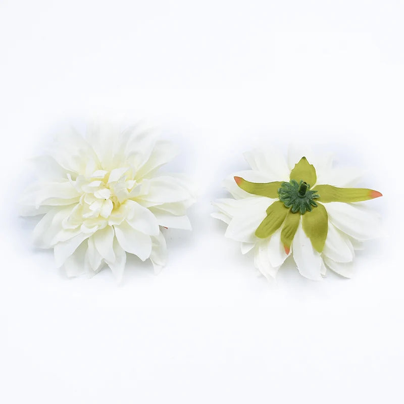 Silk Artificial Gerbera Flowers 10/20 Pcs – Wedding DIY Decor Artificial Flower Heads Axl color 6 20 Pieces