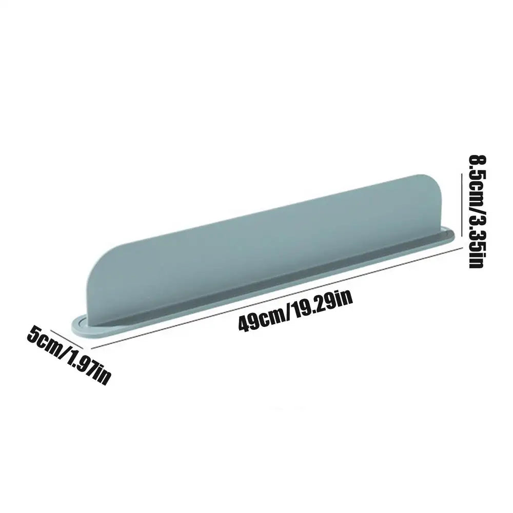Silicone Sink Splash Guard – Kitchen & Bathroom Water Barrier Sink Splash Guard Axl Grey