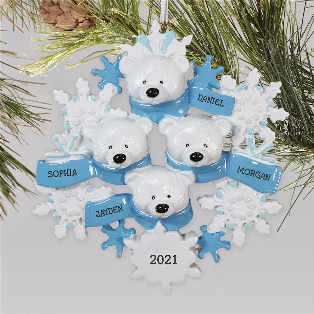 Reindeer Family Christmas Tree Ornament Pendant | 2–6 People Christmas Tree Ornament Axl style 2 1