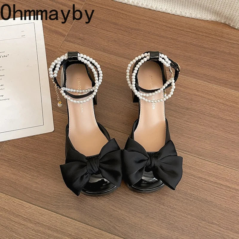 Pearl Ankle Strap Platform Pumps | Gothic Mary Jane High Heels Platform Mary Jane Pumps Axl