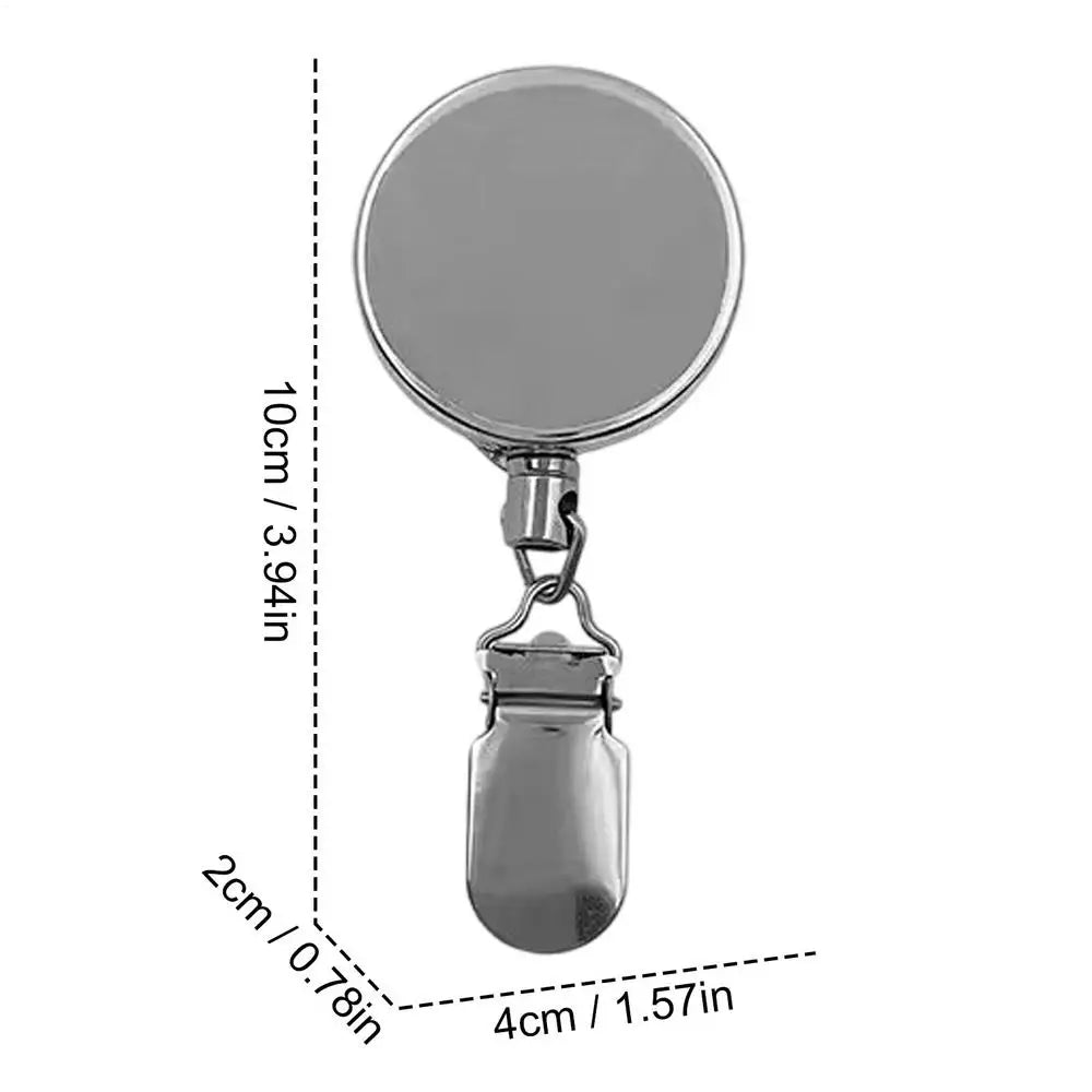 Retractable Towel Clip Holder – No-Drill Self-Adhesive Wall Mount Towel Clip Holder Axl As show