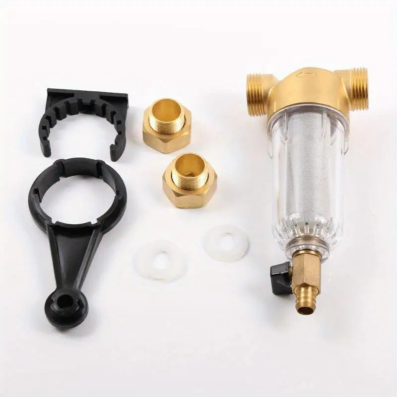 6-Point Copper Faucet Water Filter – Stainless Mesh Purifier Faucet Water Filter Axl