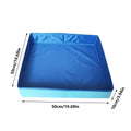 Foldable PVC Pet Pool – Dog & Cat Wading Bathing Tub 50x50cm Pet Wading Pool Axl Blue