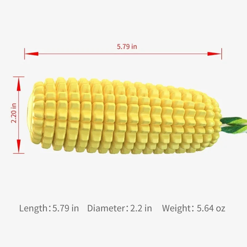 Durable Squeaky Corn Stick Dog Chew Toy for Tough Chewers Dog Chew Toy Axl 1PCS