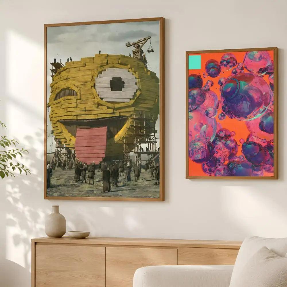 Beeple Wall Art Poster – Self-Stick Waterproof HD Print Wall Art Poster Axl