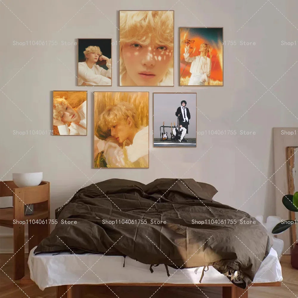 DEJA VU Beomgyu Idol Album Poster – Waterproof Wall Sticker Wall Art Poster Axl