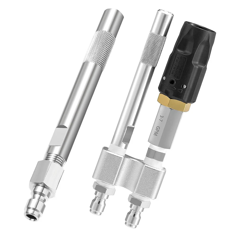 Long Range Double Head Pressure Washer Nozzle – Stainless Steel Pressure Washer Nozzle Axl