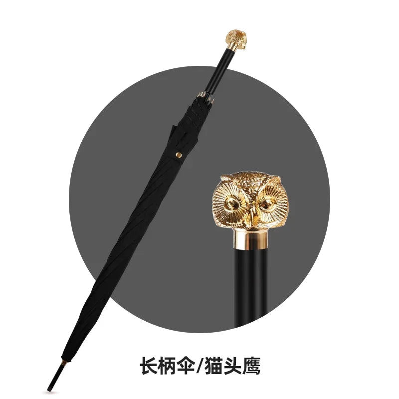 XL Skull Head Long Handle Windproof Golf Umbrella – Men's Gift Long Handle Umbrella Axl Aluminum Style 13 8K