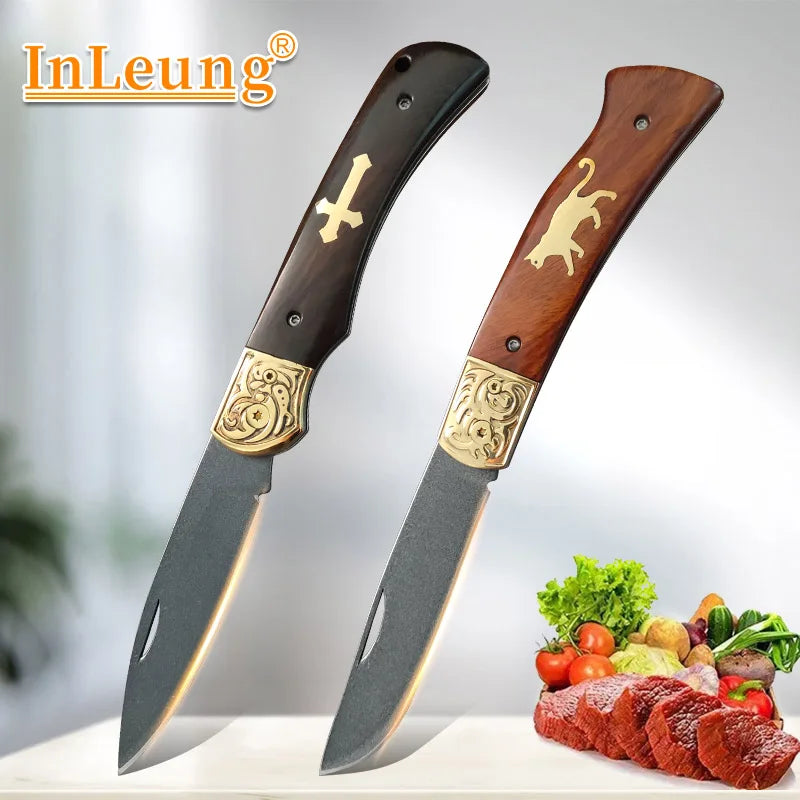 InLeung Folding Kitchen Knife – Stainless Steel Utility Blade Folding Kitchen Knife Axl