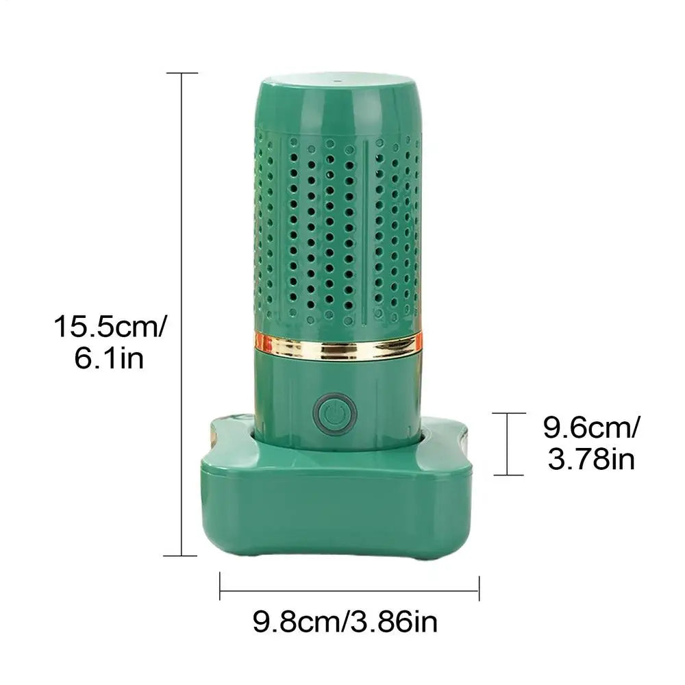 Cordless USB Fruit & Vegetable Cleaner – Portable Food Purifier Food Cleaner Device Axl Green