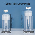2-Pack Refillable Travel Pump Bottles – Toner & Makeup Remover Travel Pump Bottle Axl 2pcs
