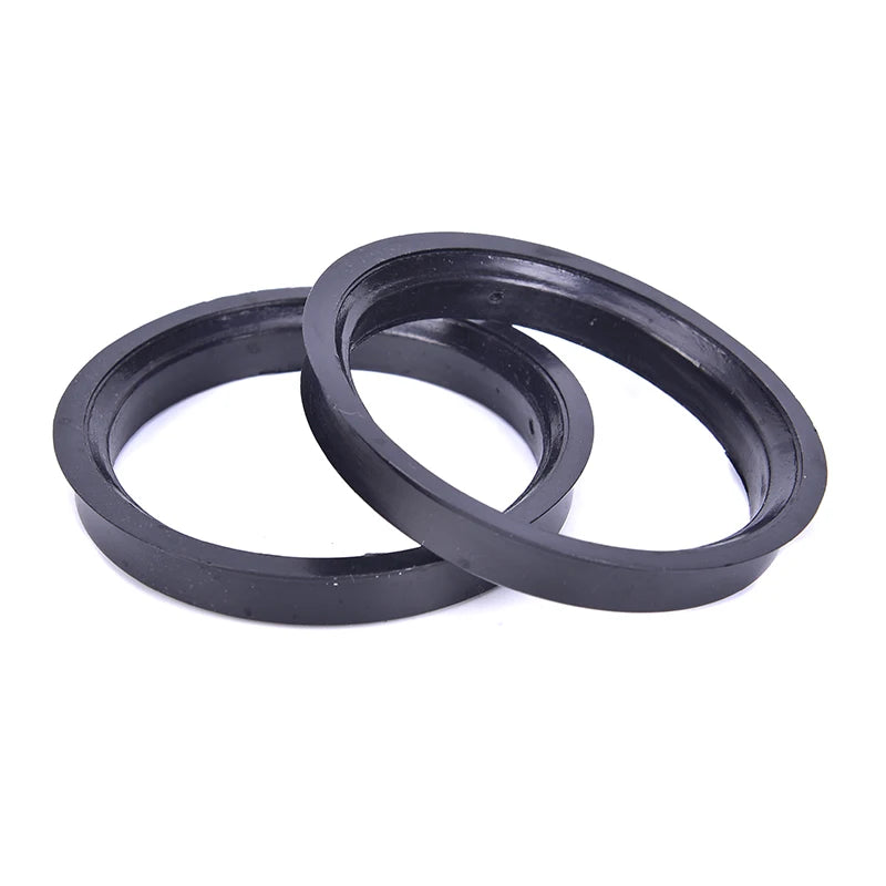 Hub Centric Rings 66.6mm to 57.1mm – 4-Pack Black Polycarbonate Wheel Hub Rings Axl