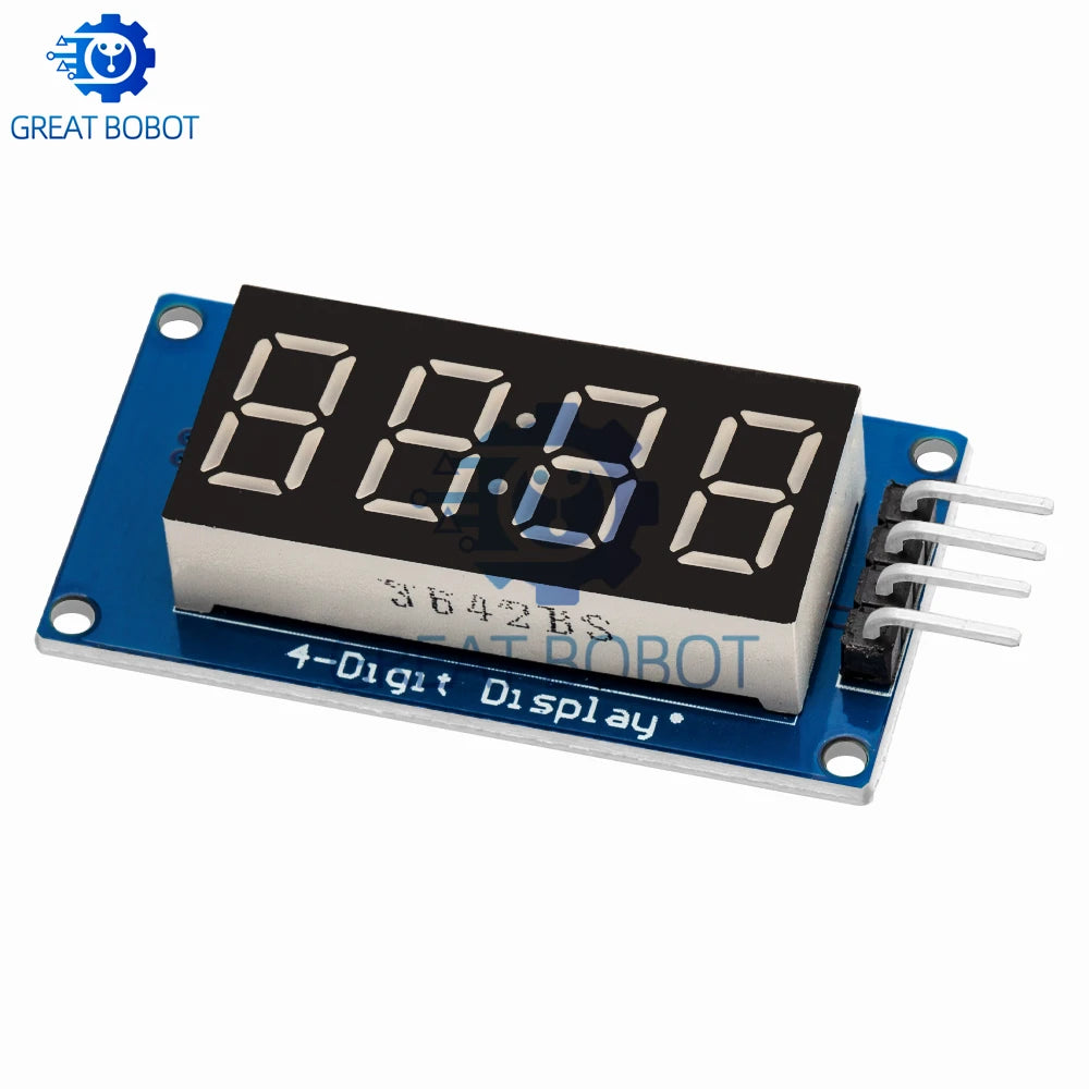 TM1637 4-Digit 7-Segment LED Display Module for Arduino LED Display Module Axl