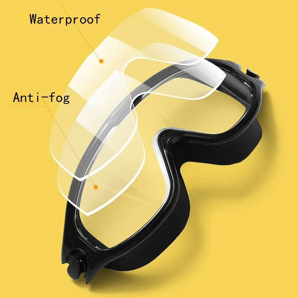 Anti-Fog Silicone Swimming Goggles – Big Frame Clear Lens Swimming Goggles Axl