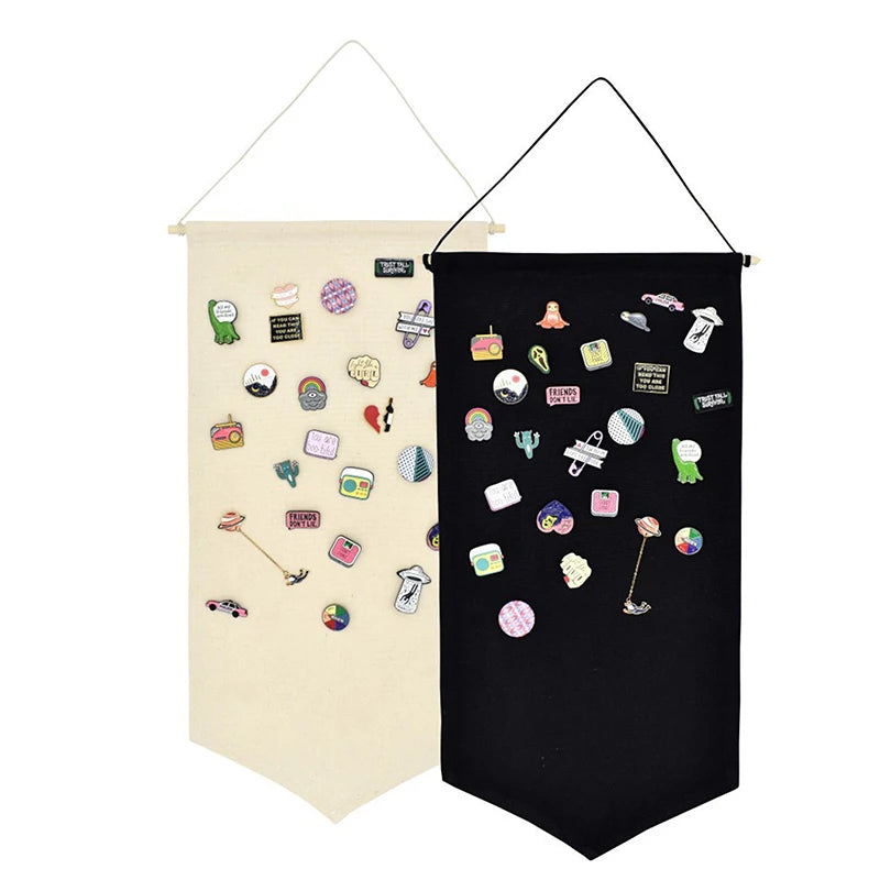 Felt Badge Display Wall Hanging – Pin & Brooch Organizer Board Pin Display Board Axl