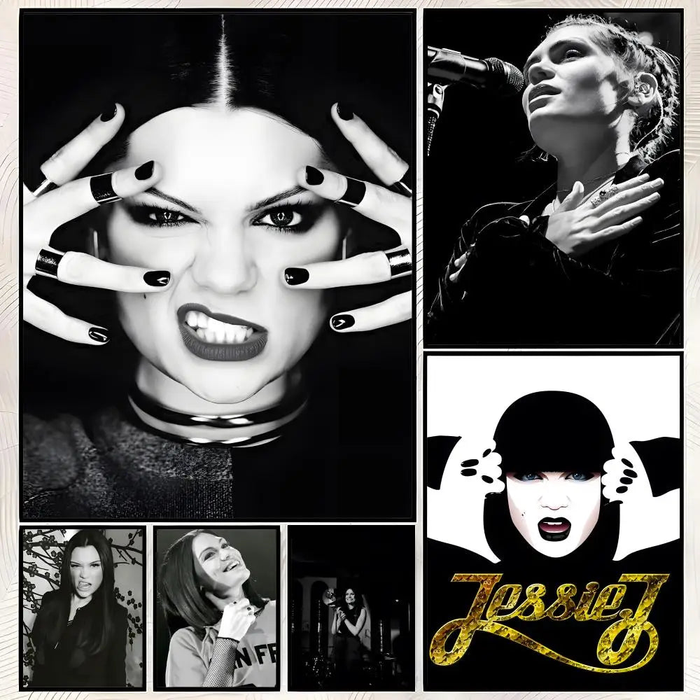 Jessie J HD Wall Art Poster – Self-Stick Waterproof Decor Wall Art Poster Axl