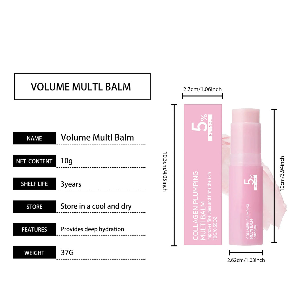 Multi Balm Stick – Hydrating Makeup Base for Bright, Firm Skin Moisturizing Balm Stick Axl