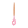 Silicone Pasta Scoop & Noodle Serving Spoon | Kitchen Strainer Pasta Serving Utensil Axl Pink
