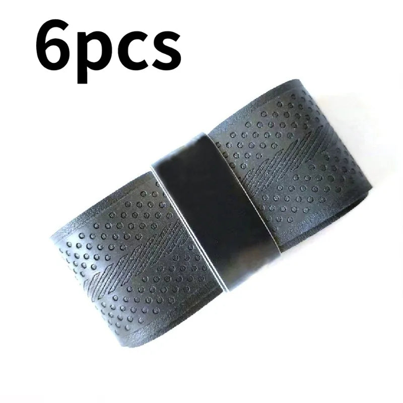 6-Pack PU Golf Club Overgrip Tape – Anti-Slip Wrapping Grips Golf Club Overgrip Axl Black-6pcs