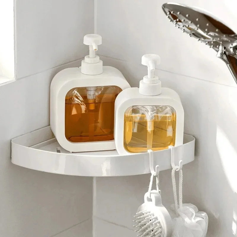 Transparent Soap Dispenser 300/500ML – Refillable Pump Bottle Soap Dispenser Axl