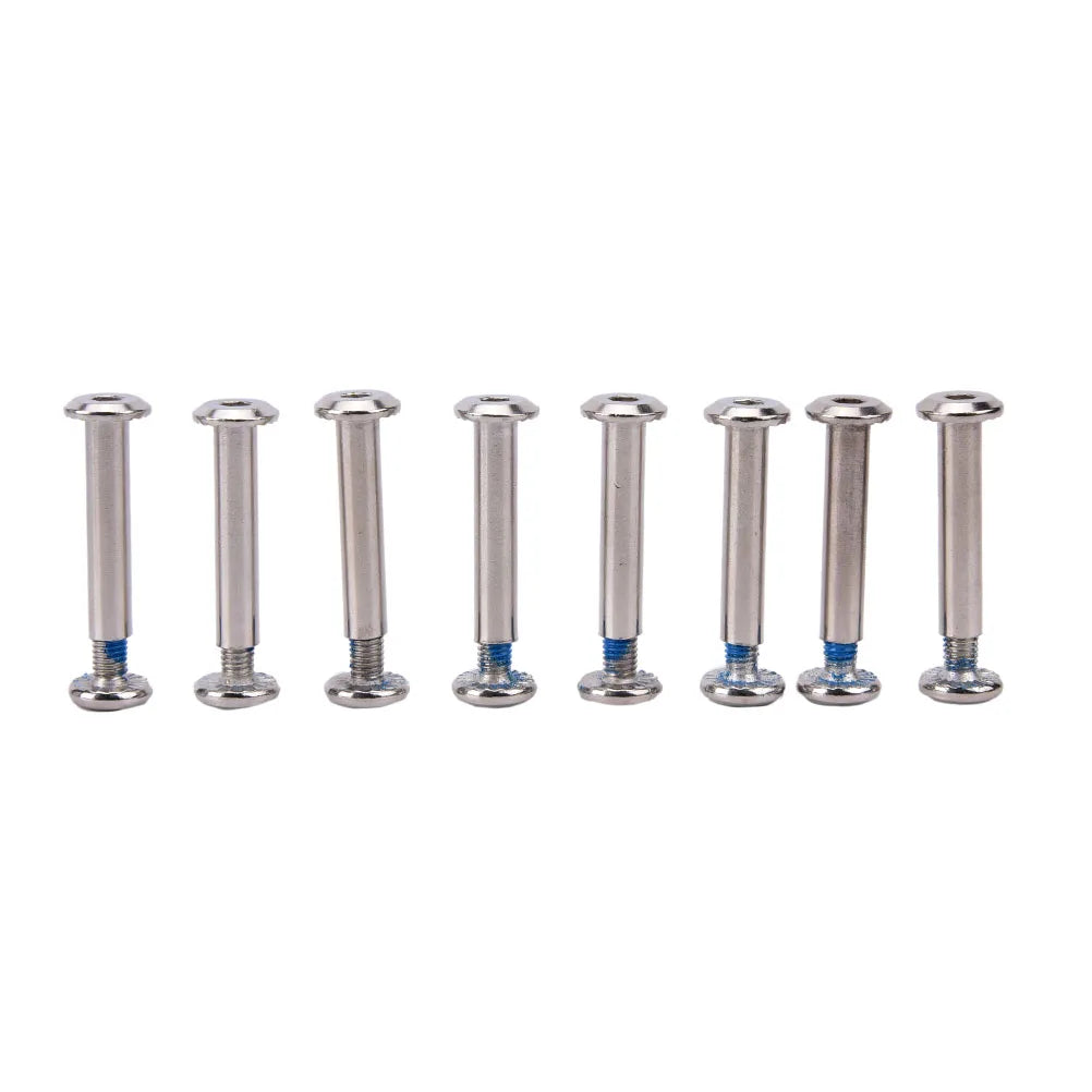 8-Pack Inline Skate Wheel Axles – Steel Roller Blade Bolts Skate Axle Bolts Axl Set