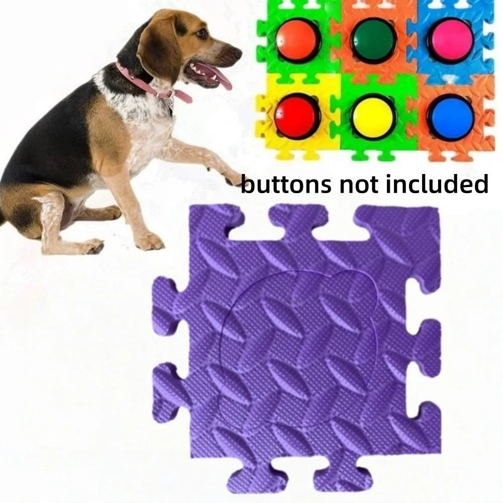 6-Pack EVA Anti-Slip Pet Button Training Fixing Pads – Dogs & Cats Pet Training Mat Axl