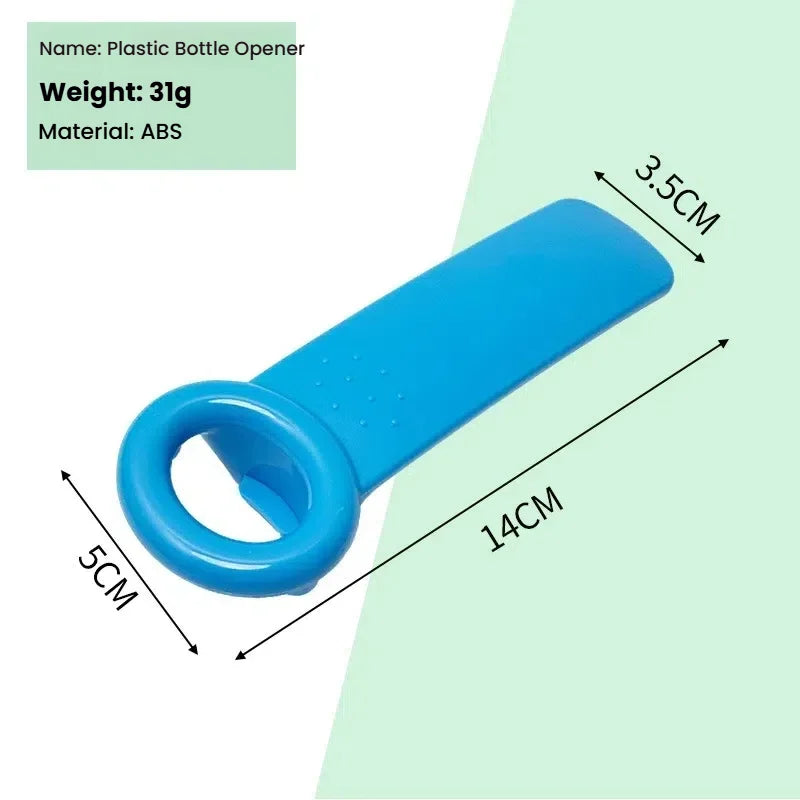 Multifunction Bottle & Can Opener – Non-Slip Manual Kitchen Tool Bottle Opener Axl Blue