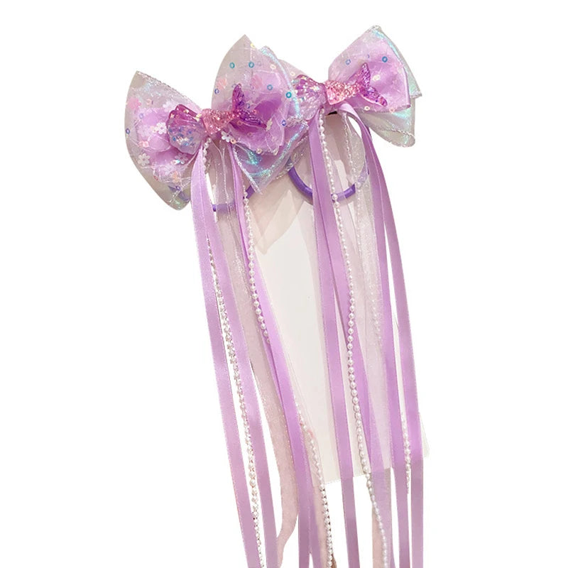 Mermaid Princess Bow Hair Clip – Girls Braided Hair Accessory Hair Clip Accessory Axl