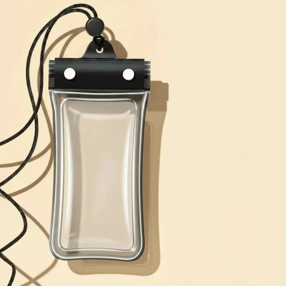 Waterproof Phone Pouch – Crossbody Dry Bag for Beach & Pool Waterproof Phone Pouch Axl Black