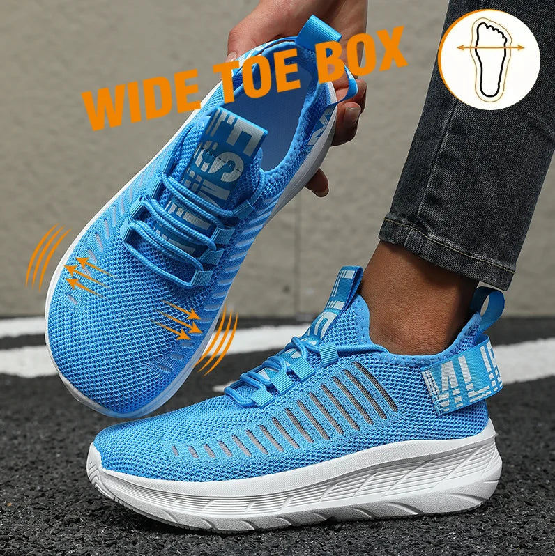 Women's Platform Sneakers – Breathable Mesh Walking Shoes Platform Sneakers Axl