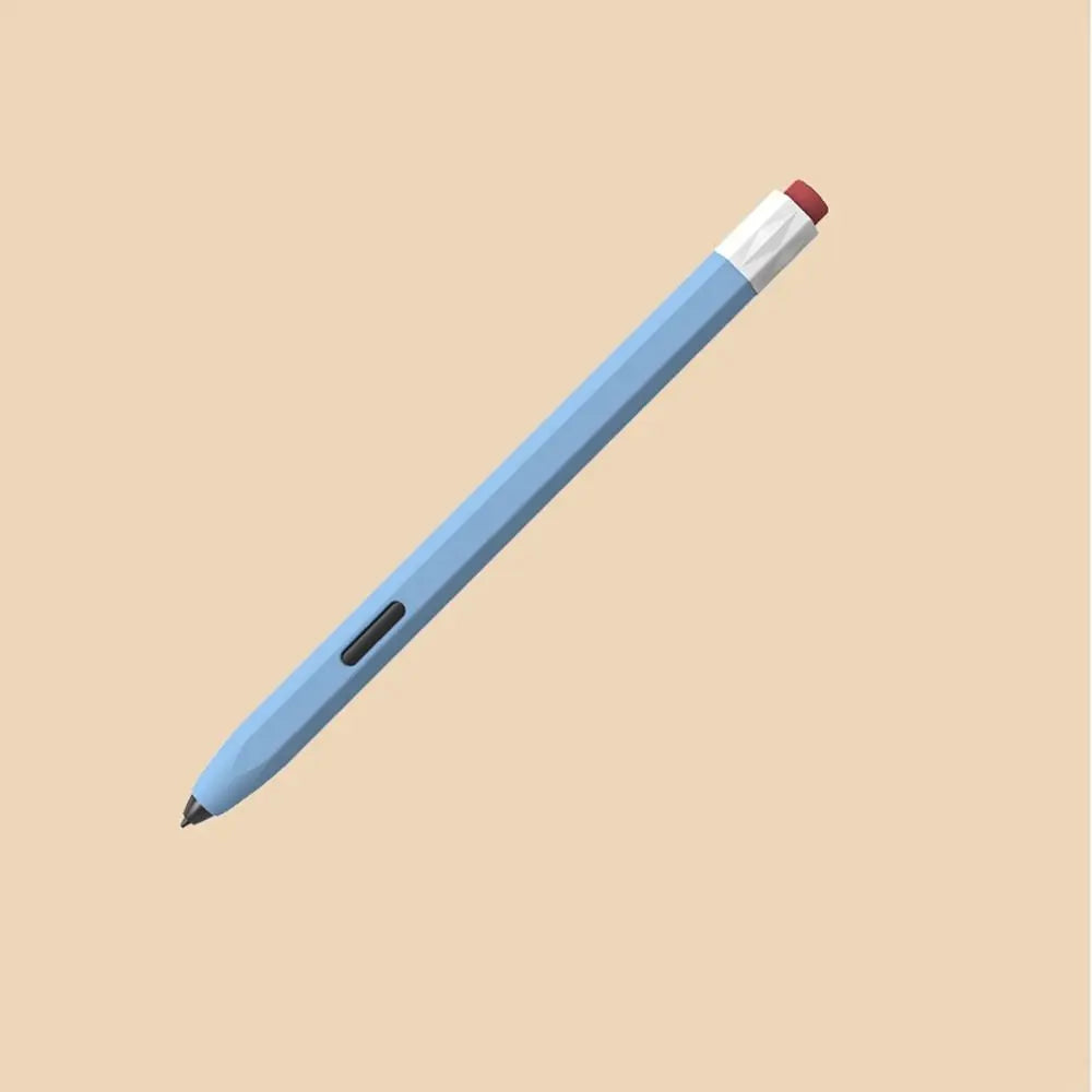 Silicone S Pen Sleeve for Samsung Galaxy Tab S7 S8 S9 Ultra Stylus Pen Sleeve Axl Light Blue