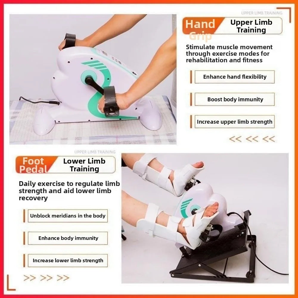Mini Electric Pedal Stepper Bike – Arms & Legs Exercise Machine Mini Pedal Stepper Bike Axl