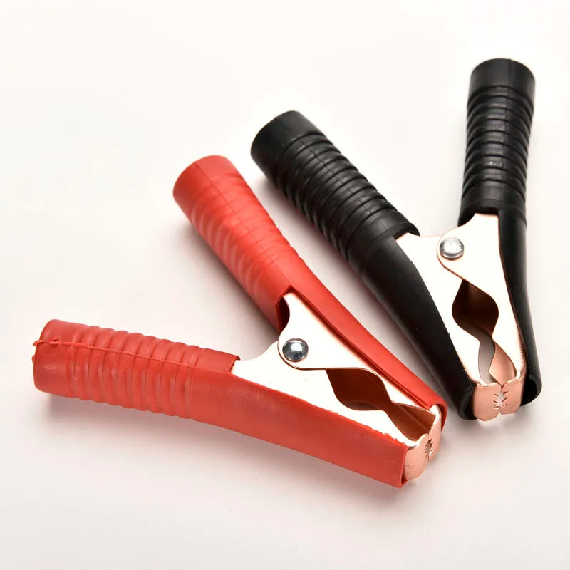 2-Pack 100A Alligator Clips 90mm – Metal Battery Test Clamps Battery Test Clamps Axl 1Set
