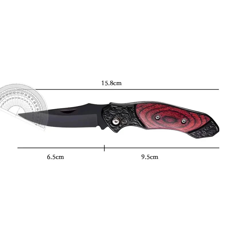 Folding Pocket Knife – Stainless Steel EDC Camping Outdoor Knife Folding Pocket Knife Axl