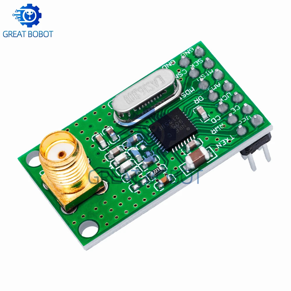 NRF905 Wireless Transceiver Module 433/868/915 MHz FSK GMSK Wireless Transceiver Module Axl