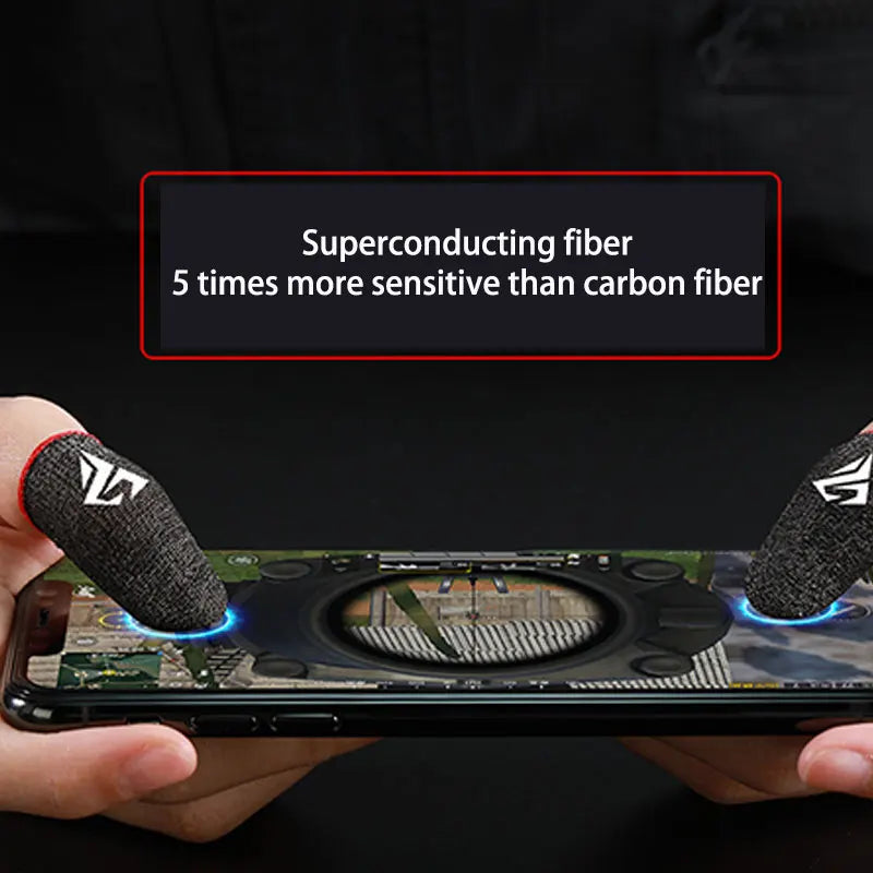 Gaming Finger Sleeves – Breathable Touch Screen Fingertips (1 Pair) Gaming Finger Sleeves Axl