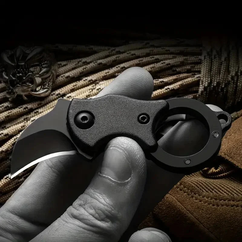 SHENJIU Mini Keychain Pocket Knife – Stainless Steel EDC Tool Keychain Pocket Knife Axl