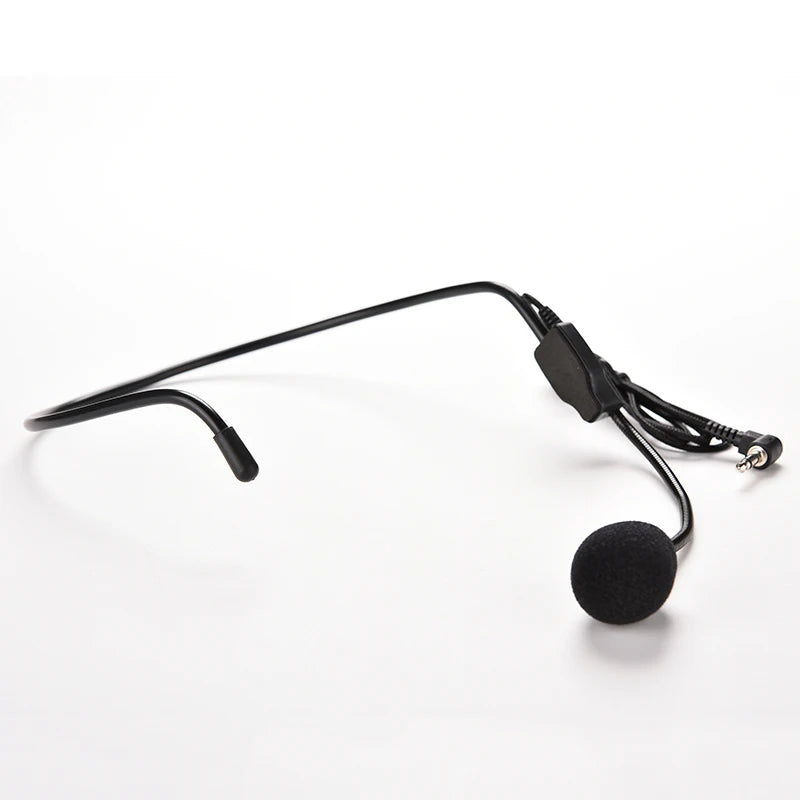 Wired Headset Microphone 3.5mm Cardioid Mic for Voice Amplifier Headset Microphone Axl