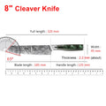 Damascus Kitchen Knife Set – Chef, Santoku & Paring Knives Kitchen Knife Set Axl H Knife