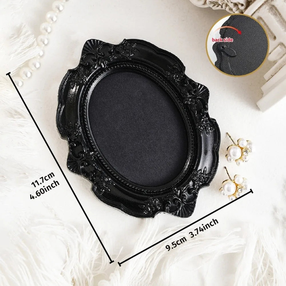 Resin Baroque Mini Picture Frames – Ornate Vintage Wall Décor Decorative Picture Frame Axl A61