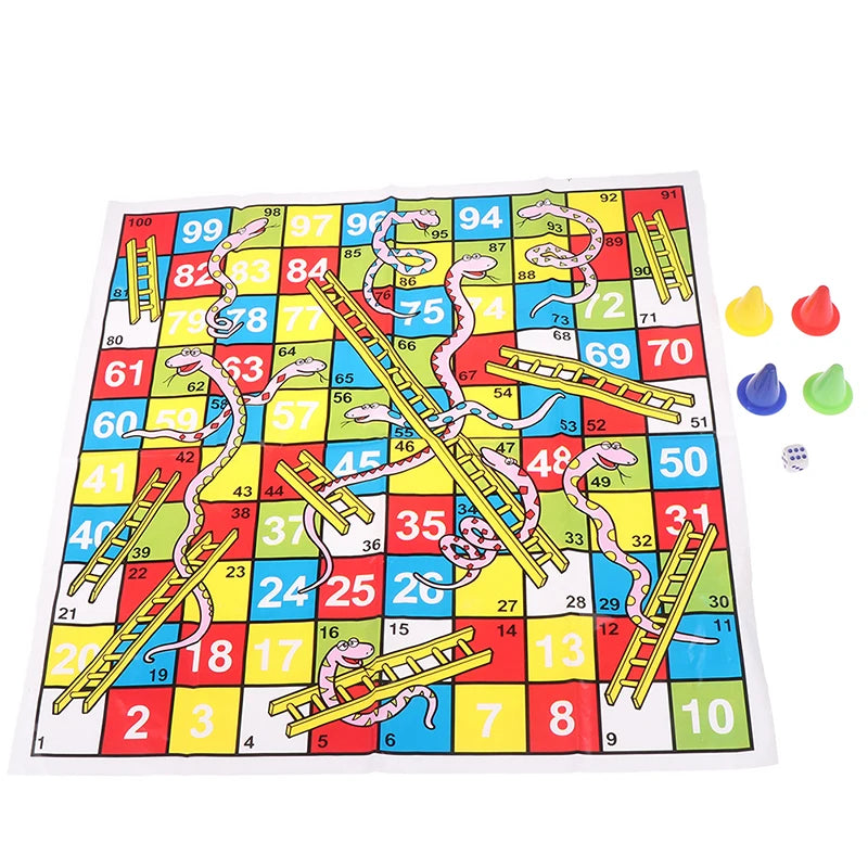 Snakes & Ladders Board Game – Family Fun for Kids Ages 5+ Kids Board Game Axl