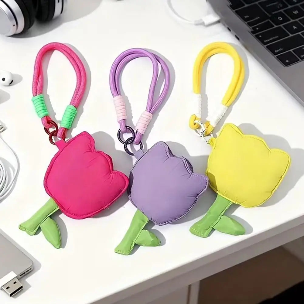Tulip Shape Coin Purse – Cute Floral Mini Pouch Bag Coin Purse Axl
