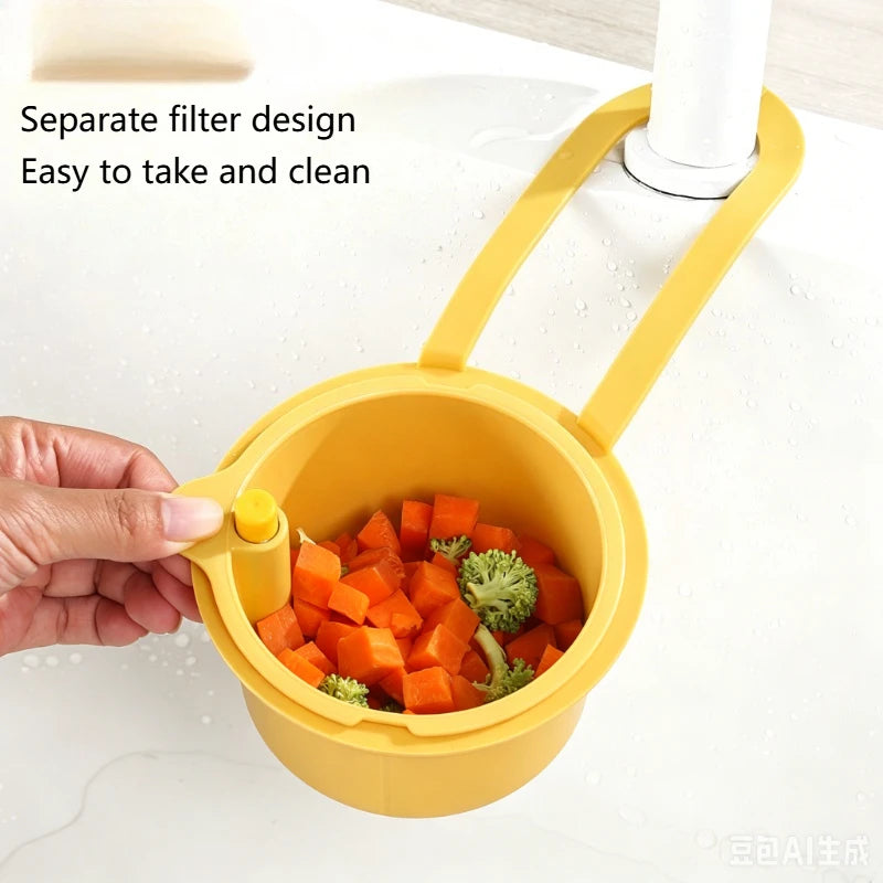 3-Pack Push-Type Self-Cleaning Sink Strainer Basket Drain Sink Strainer Basket Axl