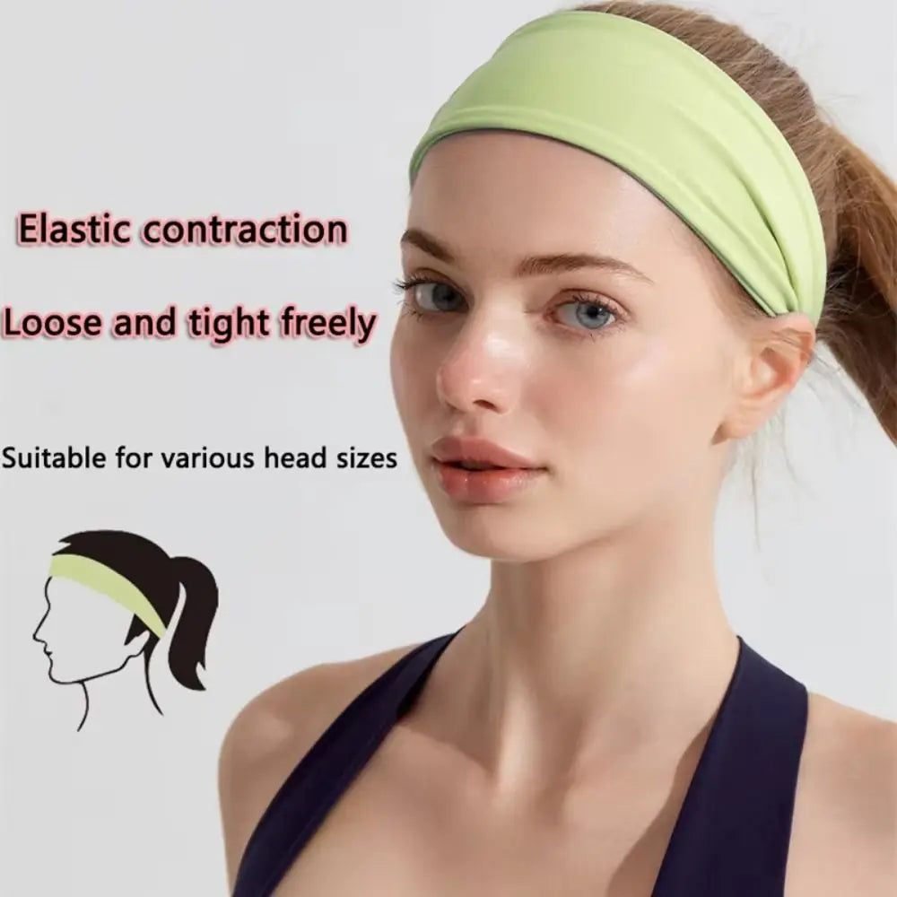 Women's Quick-Dry Moisture-Wicking Workout Headband Stretchy Sports Headband Axl