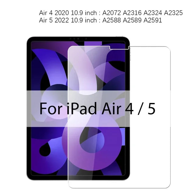 2-Pack iPad Air 11" 2025 M3 Tempered Glass Screen Protector Tablet Screen Protector Axl For Air 4 5